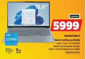 POWER IdeaPad Slim 3 tilbud
