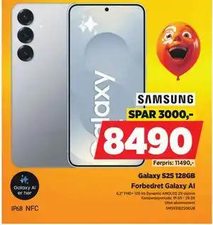 POWER Galaxy S25 128GB tilbud