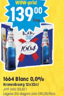 Eurocash 1664 Blanc 0,0% tilbud