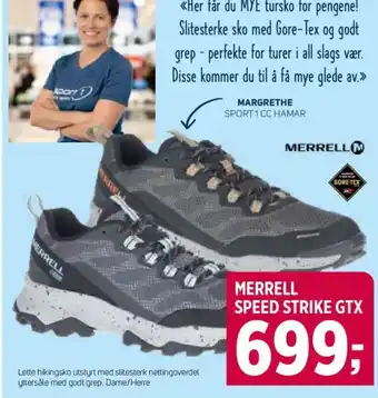Sport 1 MERRELL SPEED STRIKE GTX tilbud