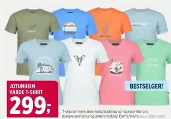 Sport 1 JOTUNHEIM VARDE T-SHIRT tilbud