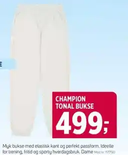 Sport 1 CHAMPION TONAL BUKSE tilbud