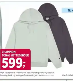 Sport 1 CHAMPION TONAL HETTEGENSER tilbud