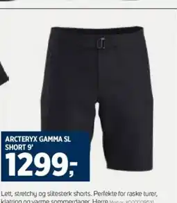 Sport 1 ARCTERYX GAMMA SL SHORT 9' tilbud