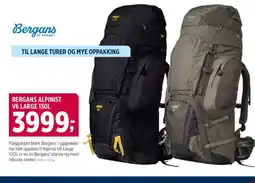 Sport 1 BERGANS ALPINIST V6 LARGE 130L tilbud