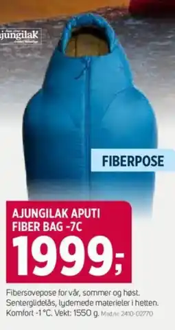 Sport 1 AJUNGILAK APUTI FIBER BAG -7C tilbud