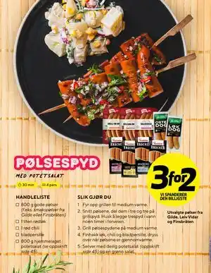 Bunnpris PØLSESPYD tilbud