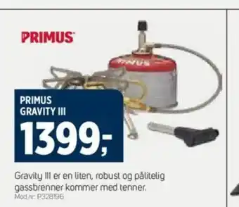 Sport 1 PRIMUS GRAVITY III tilbud
