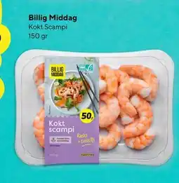 Bunnpris Kokt Scampi 150 gr tilbud