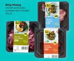 Bunnpris Strimelt lammekjøtt/ svinekjøtt eller stofekjøtt 250 gr tilbud