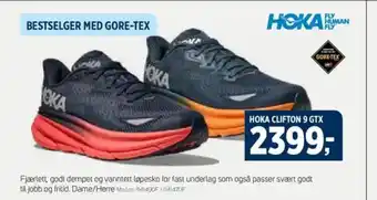 Sport 1 HOKA CLIFTON 9 GTX tilbud