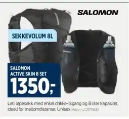 Sport 1 SALOMON ACTIVE SKIN 8 SET tilbud