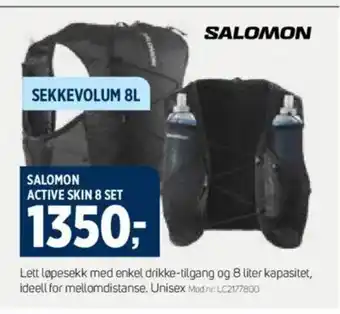 Sport 1 SALOMON ACTIVE SKIN 8 SET tilbud