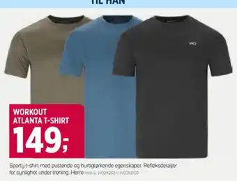 Sport 1 WORKOUT ATLANTA T-SHIRT tilbud