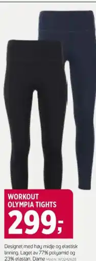 Sport 1 WORKOUT OLYMPIA TIGHTS tilbud