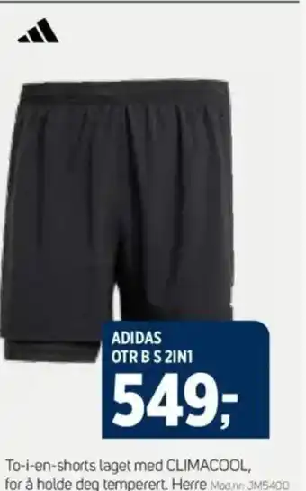 Sport 1 ADIDAS OTR B S 2IN1 tilbud