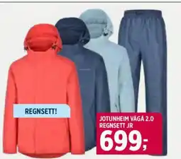 Sport 1 JOTUNHEIM VÅGÅ 2.0 REGNSETT JR tilbud