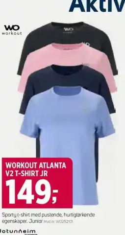 Sport 1 WORKOUT ATLANTA V2 T-SHIRT JR tilbud