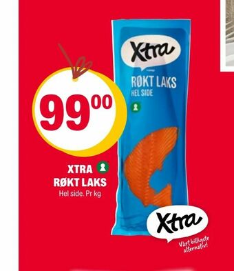 Coop Extra Xtra røkt laks tilbud