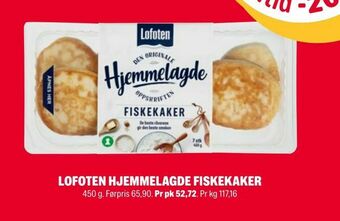 Coop Extra Lofoten hjemmelagde fiskekaker tilbud
