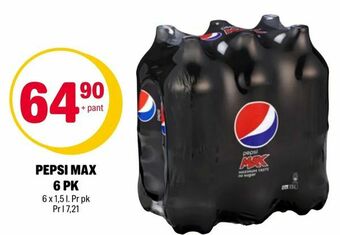 Coop Extra Pepsi max 6 pk tilbud