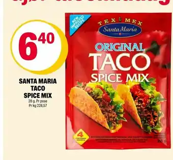 Coop Extra Santa maria taco spice mix tilbud