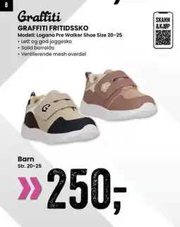 Sport Outlet GRAFFITI FRITIDSSKO tilbud