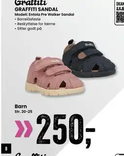 Sport Outlet GRAFFITI SANDAL tilbud