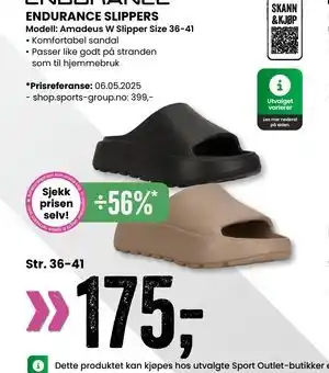 Sport Outlet ENDURANCE SLIPPERS tilbud