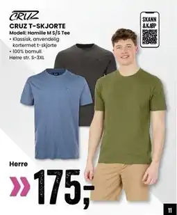 Sport Outlet CRUZ T-SKJORTE tilbud