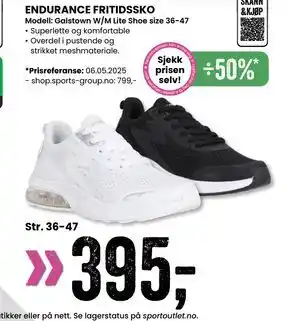 Sport Outlet ENDURANCE FRITIDSSKO tilbud