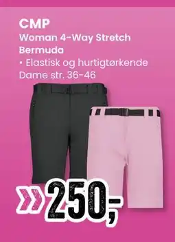 Sport Outlet Woman 4-Way Stretch Bermuda tilbud
