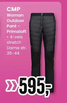 Sport Outlet Woman Outdoor Pant Primaloft tilbud