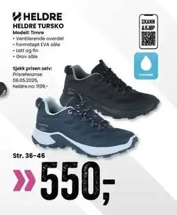 Sport Outlet HELDRE TURSKO tilbud