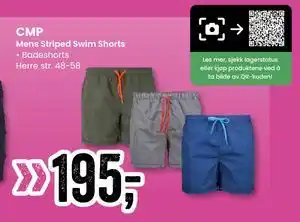 Sport Outlet Mens Striped Swim Shorts tilbud