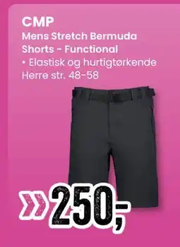 Sport Outlet Mens Stretch Bermuda Shorts - Functional tilbud