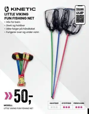 Sport Outlet LITTLE VIKING FUN FISHING NET tilbud