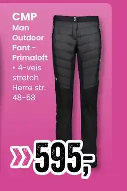 Sport Outlet Man Outdoor Pant Primaloft tilbud