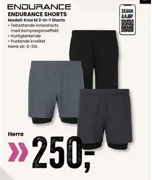 Sport Outlet ENDURANCE SHORTS tilbud
