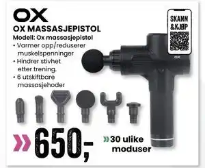 Sport Outlet OX MASSASJEPISTOL tilbud