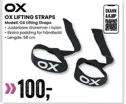 Sport Outlet OX LIFTING STRAPS tilbud