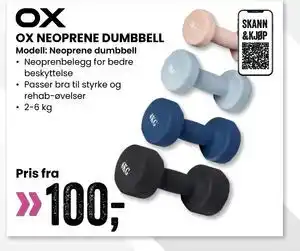 Sport Outlet OX NEOPRENE DUMBBELL tilbud