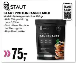 Sport Outlet STAUT PROTEINPANNEKAKER tilbud