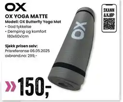Sport Outlet OX YOGA MATTE tilbud