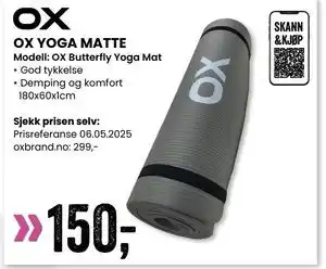 Sport Outlet OX YOGA MATTE tilbud