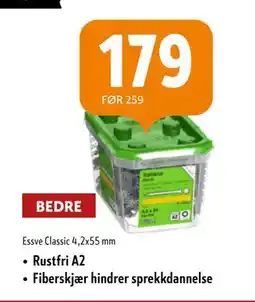 Byggmakker Essve Classic 4,2x55 mm tilbud