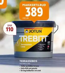 Byggmakker TERRASSEBEIS tilbud