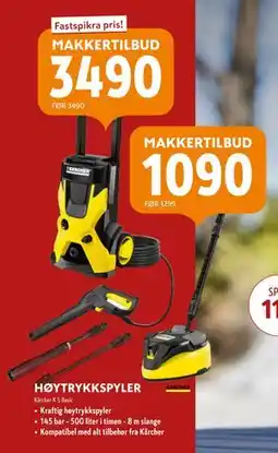 Byggmakker HØYTRYKKSPYLER tilbud