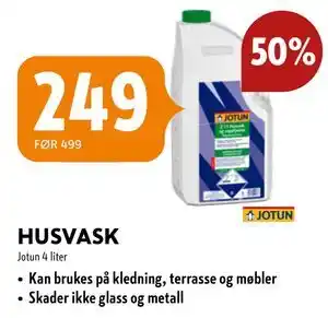Byggmakker HUSVASK tilbud