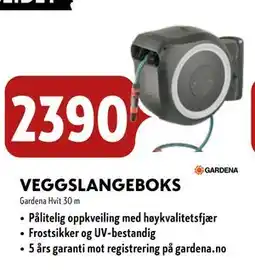 Byggmakker VEGGSLANGEBOKS tilbud